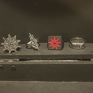 Slipknot 4PC ring set